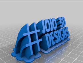 jojo3dprint customized 3d print model - Mito3D