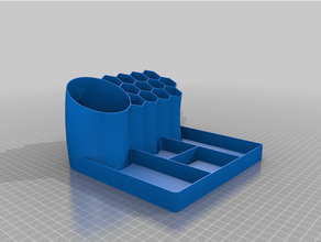 honeycomb tools organizer 3d print model - Mito3D