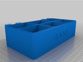 customized plectrum box 3d print model - Mito3D