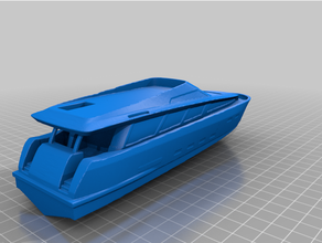 20m yacht moteur yachts 3d print model - Mito3D