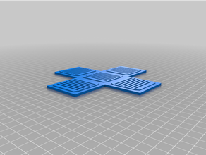 space hulk floor tiles 3d print model - Mito3D