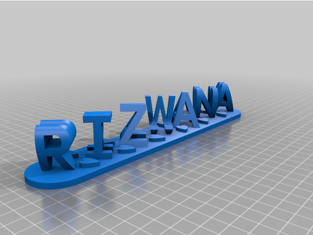 rajá personalizado 3D print model - Mito3D