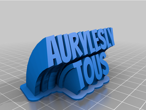 aurylesly tarjetero özelleştirilmiş 3d print model - Mito3D