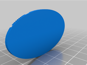 industrial bases - small oval 3d print model - Mito3D