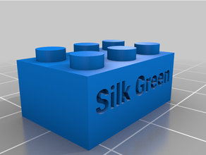 silk green customized 3d print model - Mito3D