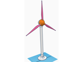 windkraftanlage wind turbine - model arduino 28ybj-48 28ybj48 stepper 3d print model - Mito3D