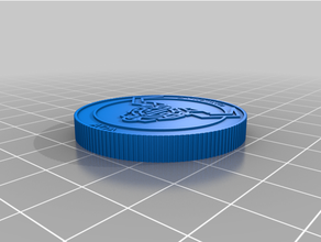 cartano madeni para kripto Daedalus 3d print model - Mito3D