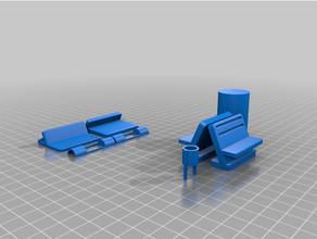 infinity park bench trash bin game miniature scenery trashbin 3d print model - Mito3D
