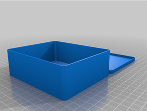120x100 customized simple fully box 3d print model - Mito3D