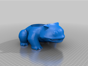 venusaur planter bulbasaur pokemon 3d print model - Mito3D