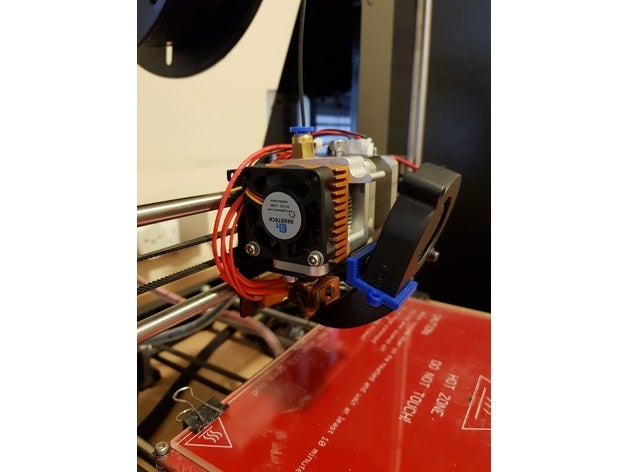 ventilateur canal geeetech i3 prob refroidissement freecad mk8 3D print model - Mito3D