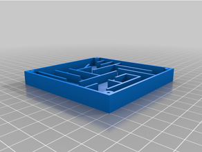 moving ball maze - tinkercad student project homeschool puzzle rolling 3d print model - Mito3D