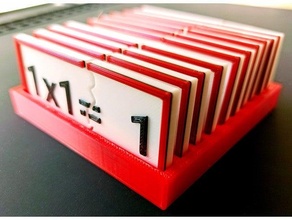 domino fayans bulmaca çarpma işlemi tablolar 3d print model - Mito3D