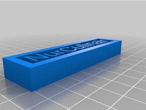 personalizzato etichetta personalizzatore 3d print model - Mito3D