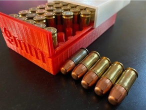 9mm munição caixa parabelo 9x19 ammobox atirador elite arma fogo issf pistola ppc 3d print model - Mito3D