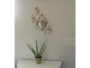 wall mounted holder flower pot plant hanger mount 3d print model - Mito3D