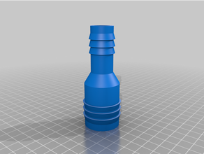 Schwimmbad 32mm 20mm Adapter 3d print model - Mito3D