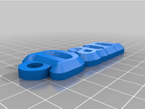 angepasst Schlüsselbund Dan 3d print model - Mito3D