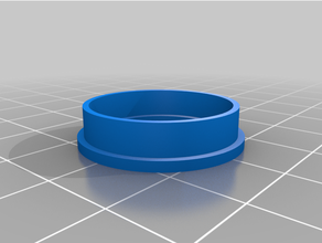 Tamanho 95 pequena largura inquietação spinner anel personalizado 3d print model - Mito3D