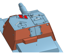 1 16th panzer 4 brummbar mid edition conversion 3d print model - Mito3D