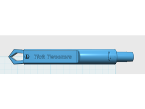 tick tweezer 3d print model - Mito3D