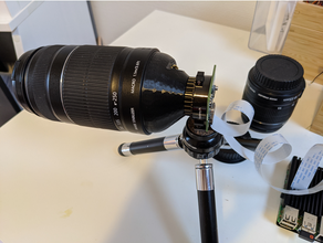 cs mount canone ef lente adattatore rpi hq Camera c pihqcamera lampone pi telecamera 3d print model - Mito3D