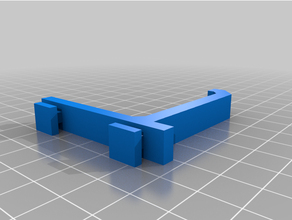 Werkzeug Halter Unterstützung Quadrat Loch Bretter 5cm Haken angepasst 3d print model - Mito3D