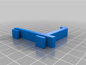 Werkzeug Halter Unterstützung Quadrat Loch Bretter 4cm Haken angepasst 3d print model - Mito3D