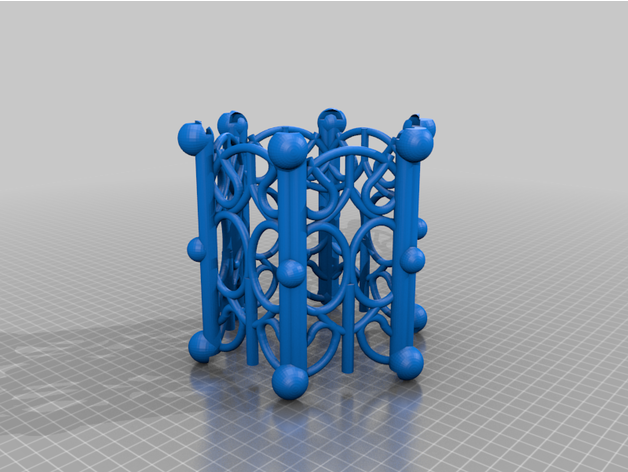 gótico lanterna 3D print model - Mito3D