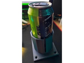 gt omega cerveza soporte Coozie borracho sim carreras direccion rueda estante 3d print model - Mito3D