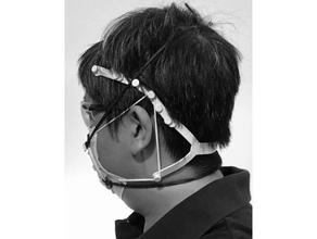 frame ear saver covid-19 earsaver earsavers head headset surgical mask 3d print model - Mito3D