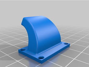 anycubic Kossel delta camada ventilador duto 3d print model - Mito3D