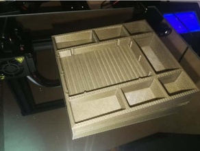 mini breadboard base tray 3d print model - Mito3D