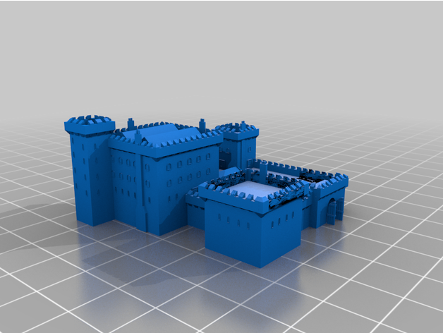 baron's castle 3D print model - Mito3D