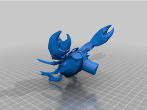 Skyrim elegante caranguejo lama velho pergaminhos vídeo jogos 3d print model - Mito3D