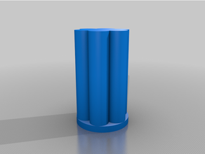 blank 7 shot absolver anycubic i3 mega donutcat nerf 3d print model - Mito3D