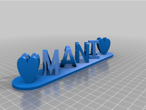 mani personalizzato 3d print model - Mito3D