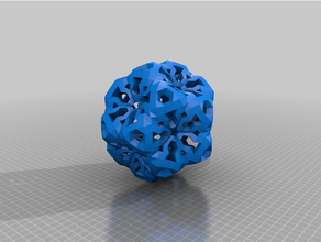 convexicosahedral12v p50p55p60p65p70p75p80p85 2 3 5 13 15 16 17 27 36 79 80 81 82 83 92 93 102 103 convexe géodésique icosaédrique sphère 3d print model - Mito3D