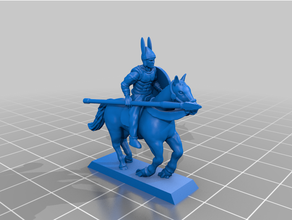 classical antiquity - roman italic medium cavalry 20mm 25mm historical spear tabletop gaming wargaming 3d print model - Mito3D
