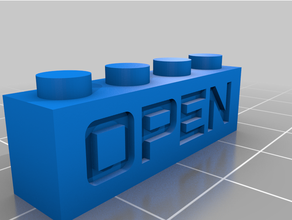 abierto personalizado 3d print model - Mito3D