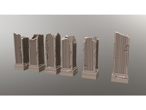 pilares 28mm dnd miniatura pilar 3d print model - Mito3D