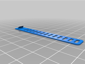 cable tie clip cable management customized 3d print model - Mito3D