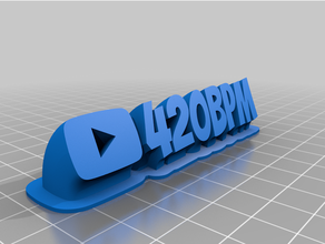 420 personalizado 3d print model - Mito3D