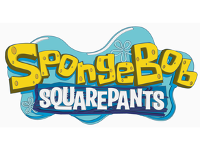 spongebob squarepants logo hd cartoon cartoons nickelodeon 3d print model - Mito3D