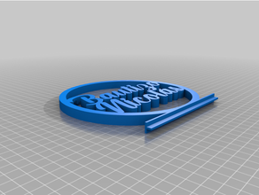 Kuchen Topper Taufe nicolas 3d print model - Mito3D