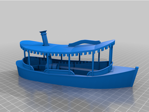 giungla crociera barca modello disney disneyland cavalcata veicolo walt 3d print model - Mito3D