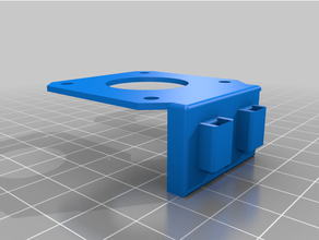 stepper motor zip tie anchors 3d print model - Mito3D