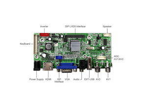 lcd monitor v29 v59 caixa caso bainha exibição faça disco rígido monte HDMI ficar pé v59av2 Vesa 75 3d print model - Mito3D