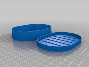 nett Seife Tasse Teile Halter Unterstützung 3d print model - Mito3D