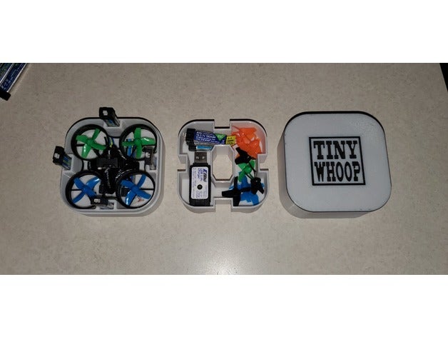 tiny whoop storage tray 3D print model - Mito3D